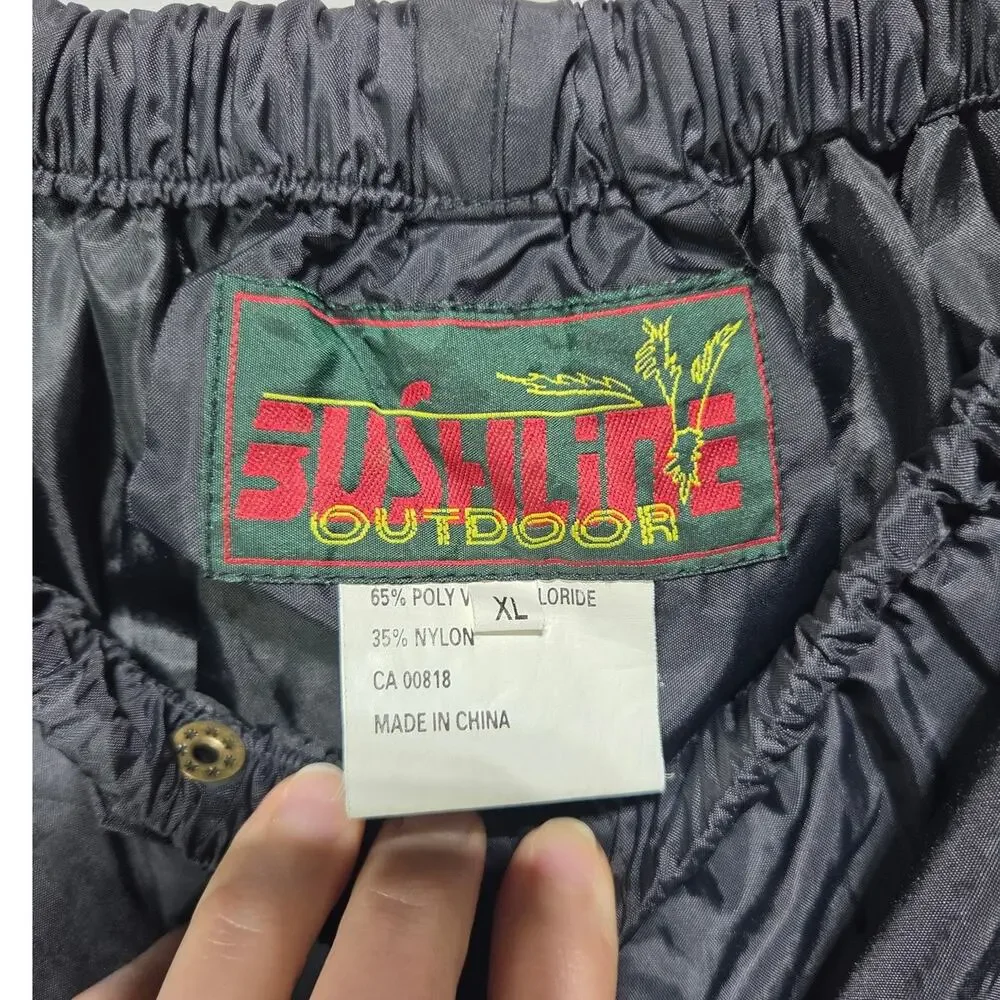 Bushline Outdoor Men's Black Waterproof Pants Size XL
